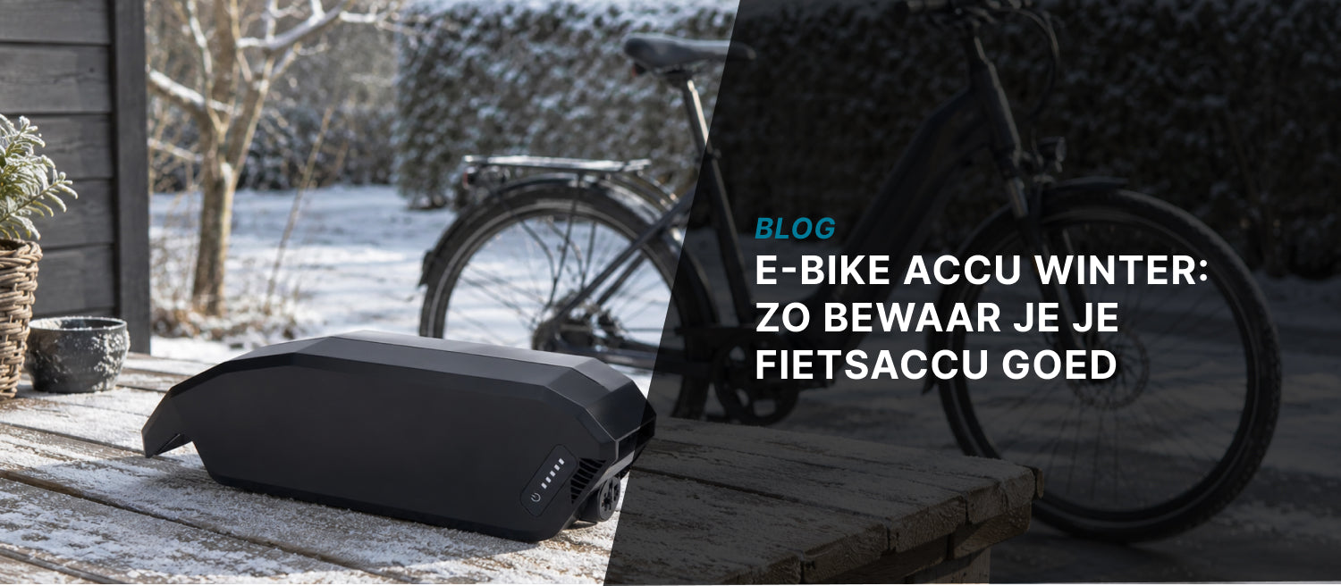 E-bike accu winter: zo bewaar je je fietsaccu goed