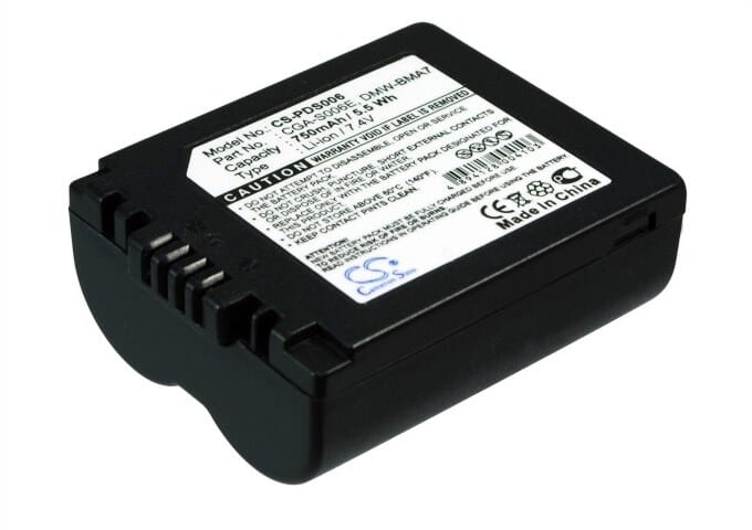 Digitale Camera Accu 7.4V 750mAh Li-ion Voor Panasonic