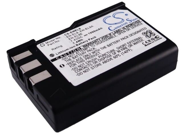 Digitale Camera Accu 7.4V 1000mAh Li-ion Voor Nikon