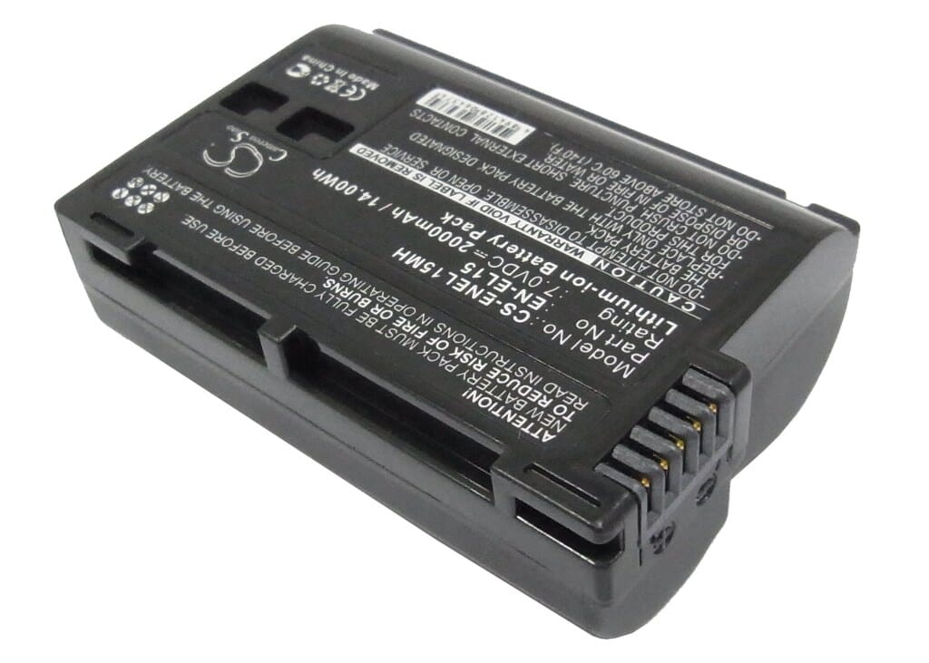 Digitale Camera Accu 7.0V 2000mAh Li-ion Voor Nikon