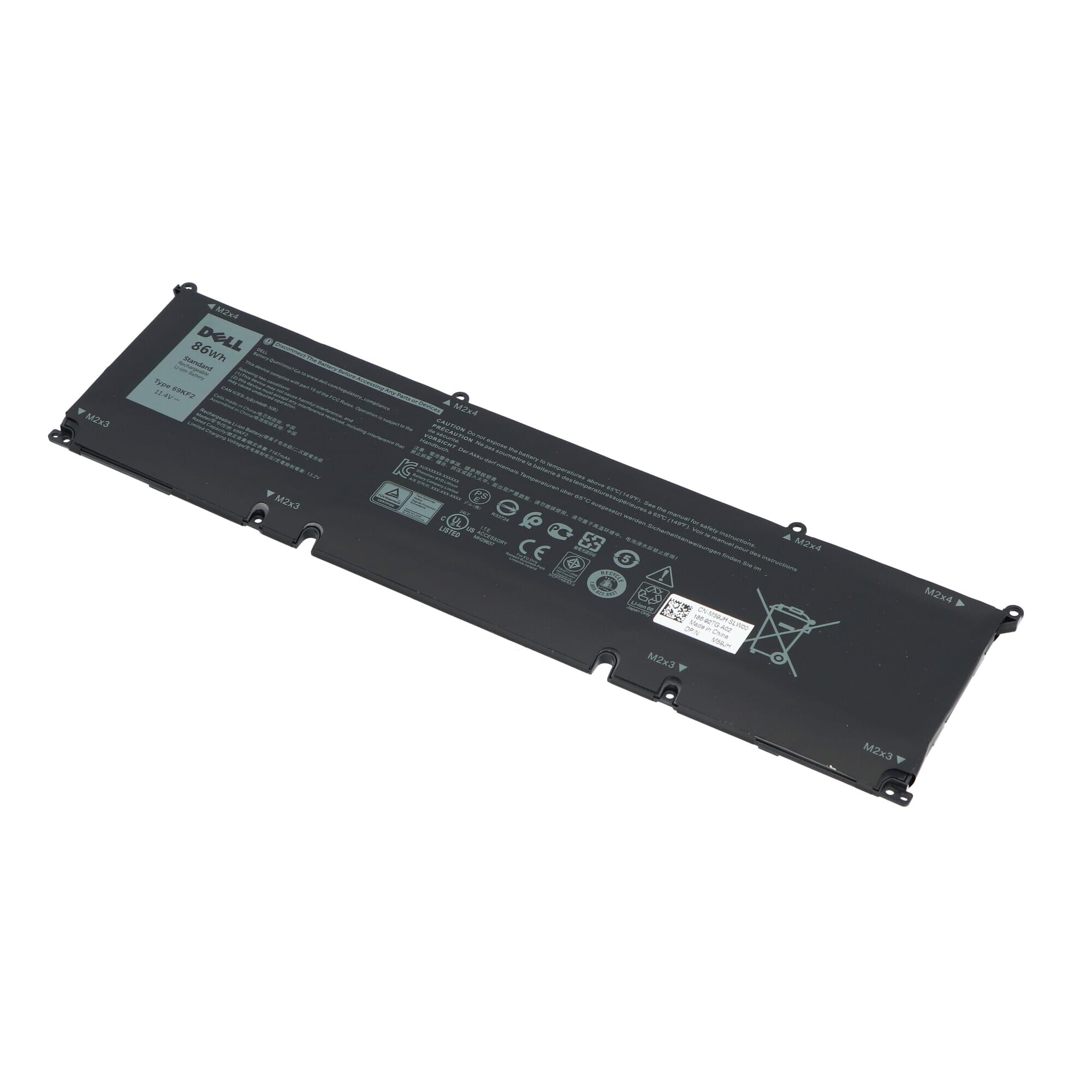 Dell Laptop Accu 86Wh