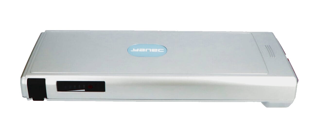 Yanec E-Motion E-300/E-400/E-500 Fietsaccu 13Ah Zilver