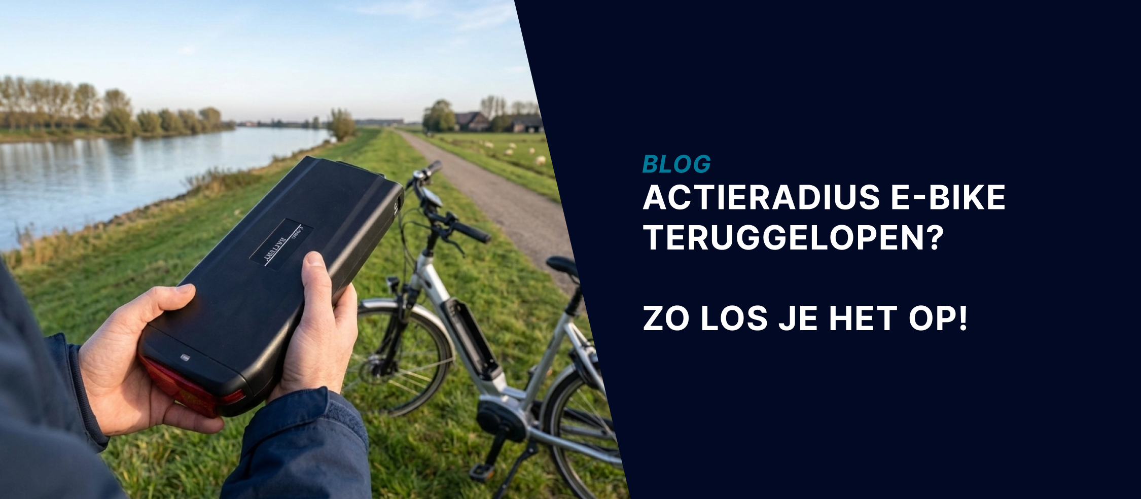 Actieradius e-bike teruggelopen? Zo los je het op!