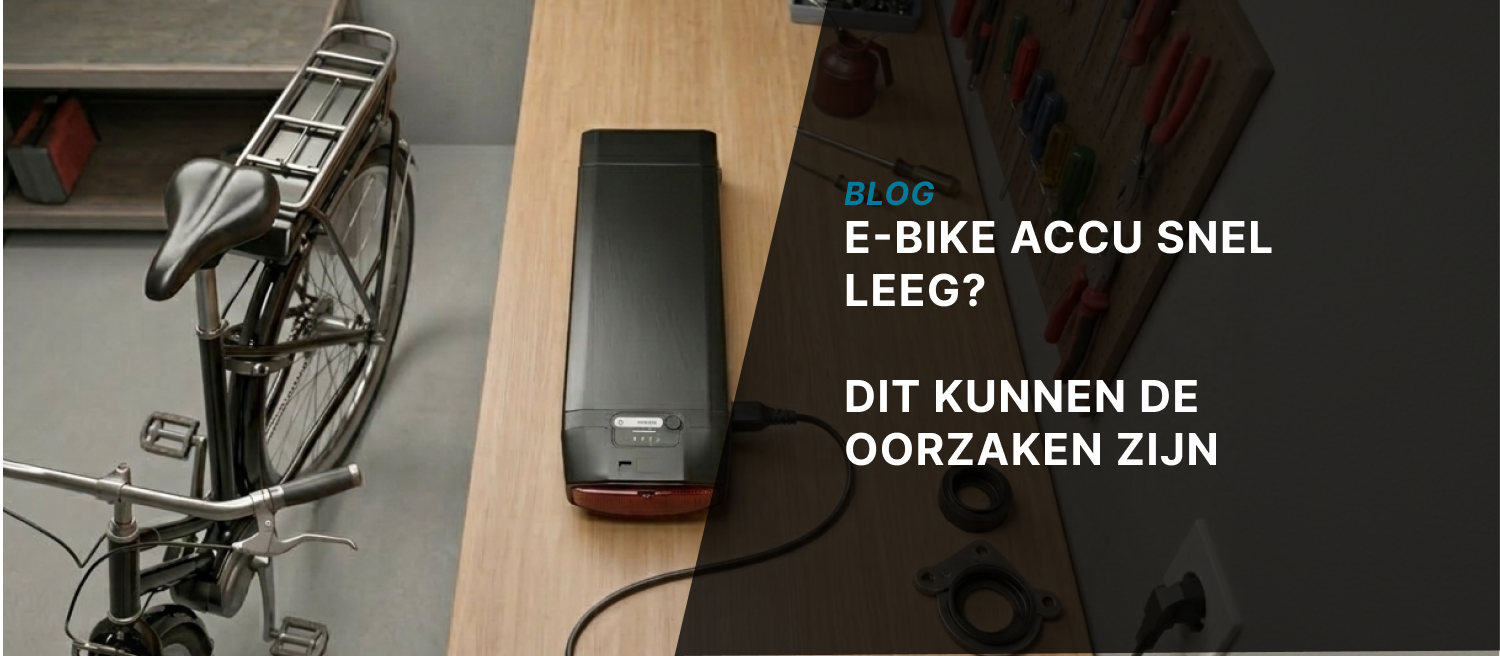 E-bike accu snel leeg? Dit kunnen de oorzaken zijn