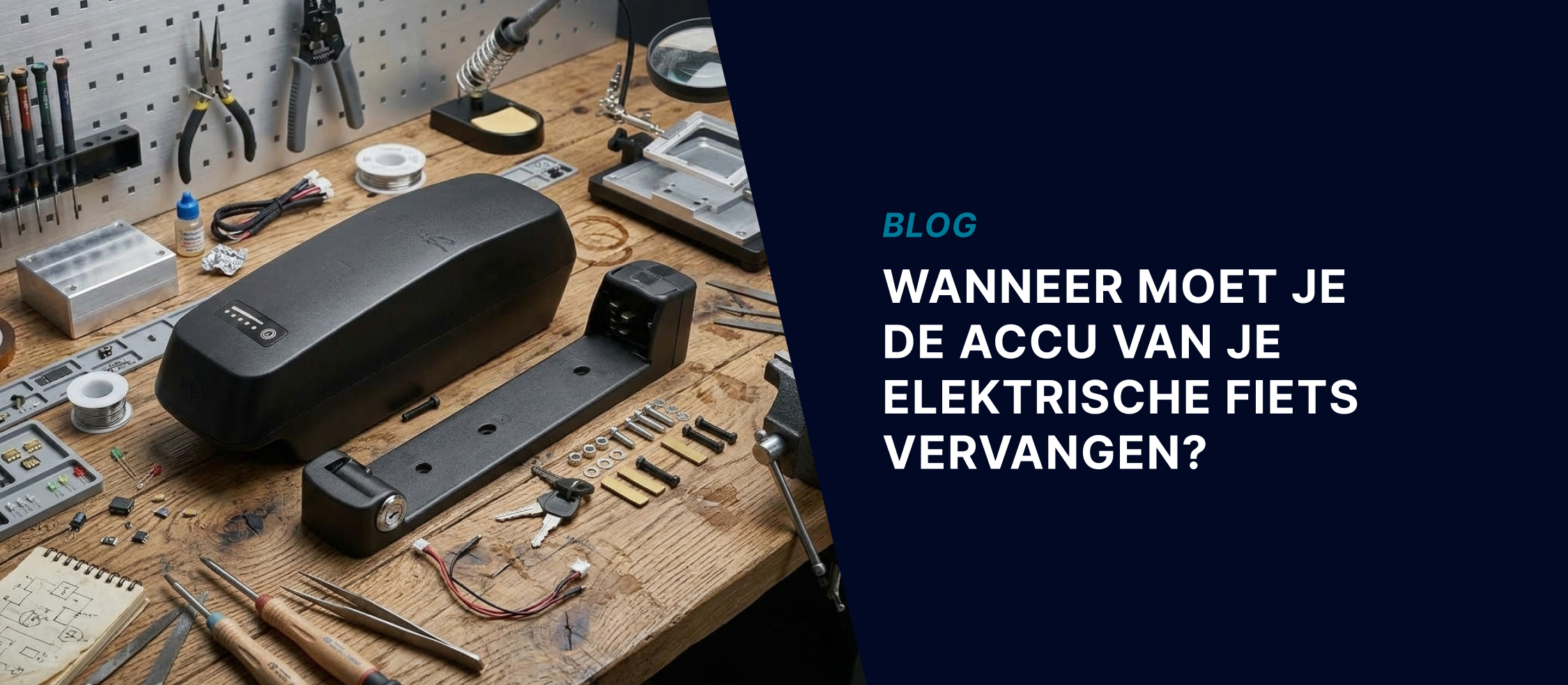 Wanneer moet je de accu van je elektrische fiets vervangen?