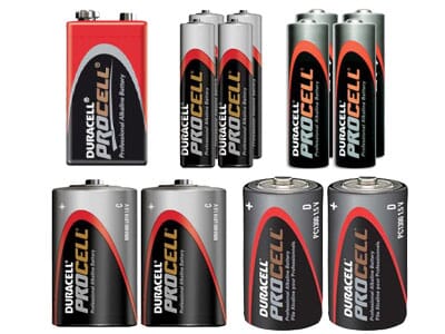 Standaard accu's en batterijen